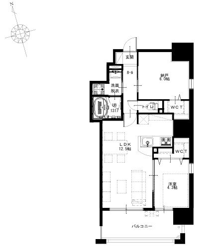 仮称）　ＢＡＵＨＡＵＳ榎町公園 2階 2LDK 賃貸物件詳細