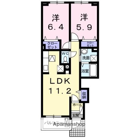香川県高松市郷東町 香西駅 2LDK アパート 賃貸物件詳細