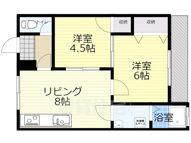 大阪府堺市堺区市之町西２ 堺駅 2LDK マンション 賃貸物件詳細