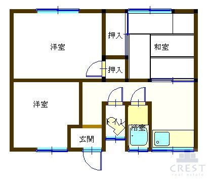 広島県福山市曙町５ 福山駅 3K アパート 賃貸物件詳細