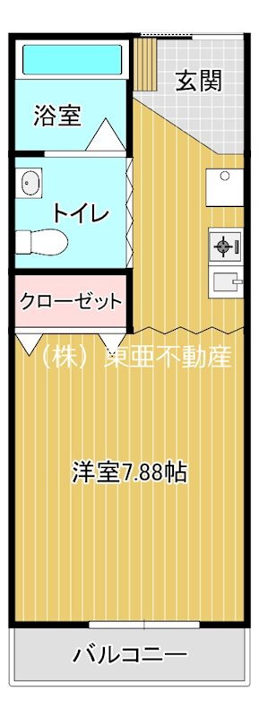 ＹＵＩ－１０「あんしん支援住宅」 1階 ワンルーム 賃貸物件詳細