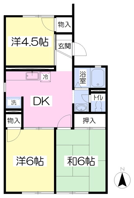 埼玉県所沢市大字牛沼 所沢駅 3DK アパート 賃貸物件詳細