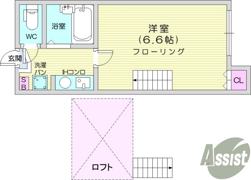 宮城県仙台市青葉区高松１ 東照宮駅 1K アパート 賃貸物件詳細