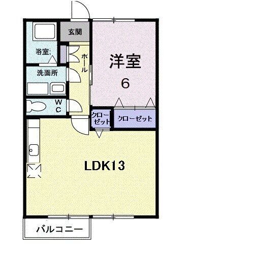 群馬県邑楽郡大泉町仙石１ 西小泉駅 1LDK アパート 賃貸物件詳細