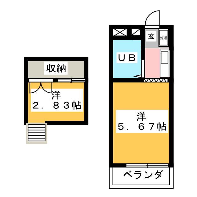 東京都国分寺市本多２ 国分寺駅 1K アパート 賃貸物件詳細