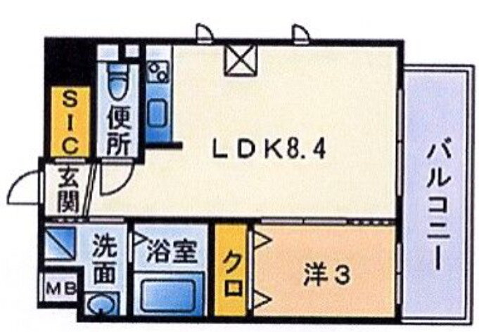 フロ　レンス桜坂 5階 1LDK 賃貸物件詳細