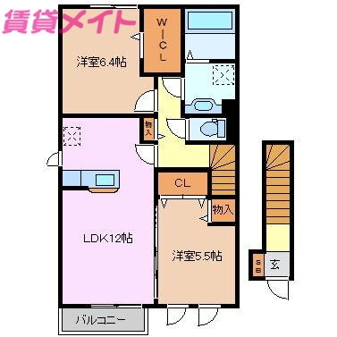三重県津市住吉町 津駅 2LDK アパート 賃貸物件詳細