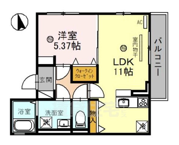 滋賀県大津市尾花川 大津市役所前駅 1LDK アパート 賃貸物件詳細