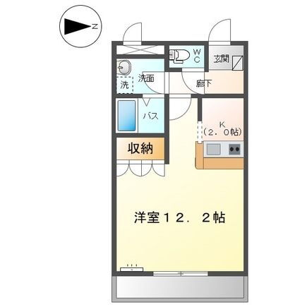 群馬県前橋市下新田町 新前橋駅 1K アパート 賃貸物件詳細