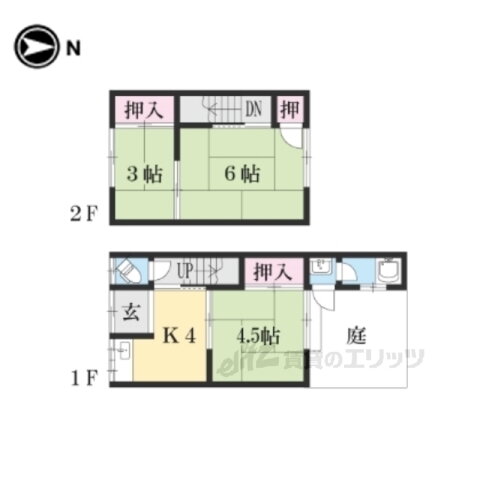 五ヶ庄福角４１貸家 3K 賃貸物件詳細