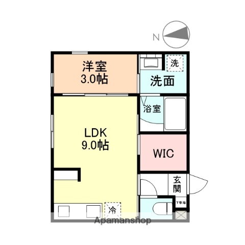 富山県富山市大泉 大泉駅 1LDK アパート 賃貸物件詳細