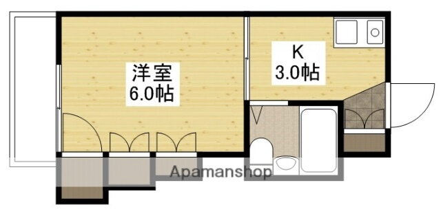 広島県広島市安佐南区西原２ 祇園新橋北駅 1K マンション 賃貸物件詳細