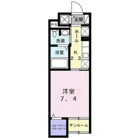 広島県広島市南区東雲２ 向洋駅 1K マンション 賃貸物件詳細