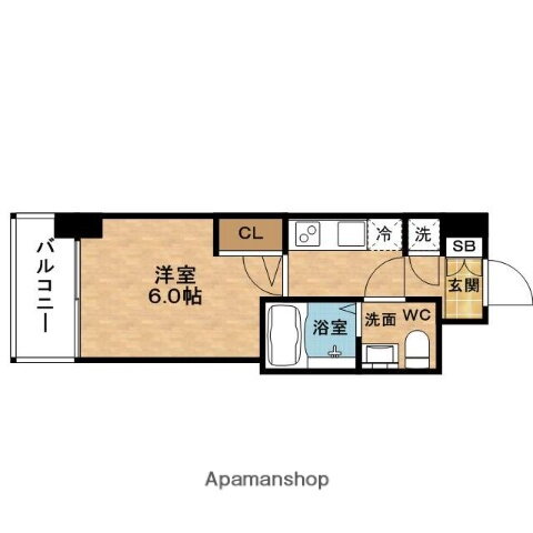大阪府大阪市福島区吉野２ 野田阪神駅 1K マンション 賃貸物件詳細