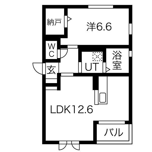 群馬県高崎市倉賀野町 倉賀野駅 1LDK アパート 賃貸物件詳細