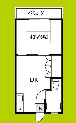 谷口マンション 3階 1DK 賃貸物件詳細