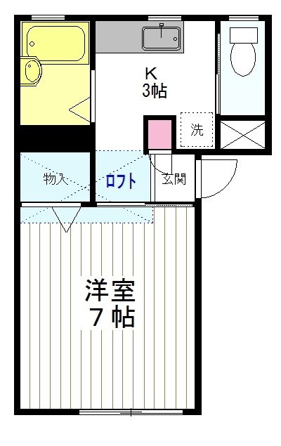 宮城県仙台市青葉区宮町２ 仙台駅 1K アパート 賃貸物件詳細
