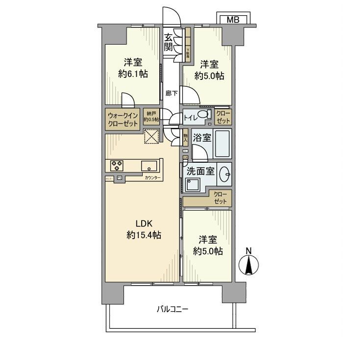 東京都町田市鶴間４ 南町田グランベリーＰ駅 3LDK マンション 賃貸物件詳細