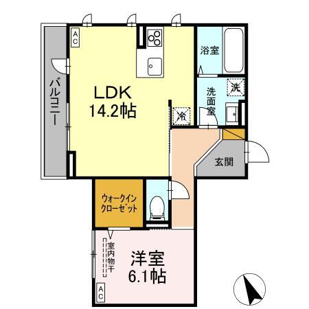 茨城県つくば市島 研究学園駅 1LDK アパート 賃貸物件詳細