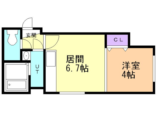 北海道札幌市厚別区厚別中央三条６ 新さっぽろ駅 1DK マンション 賃貸物件詳細