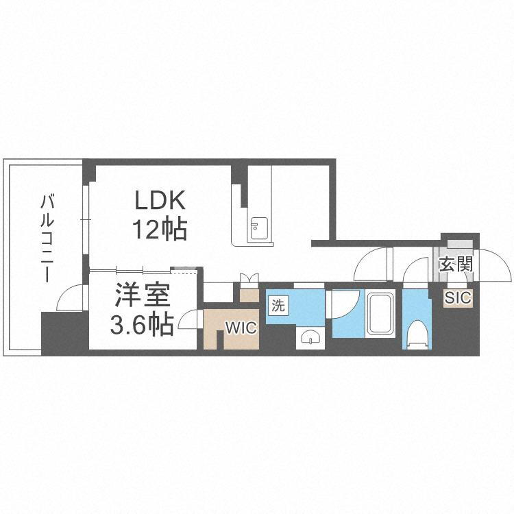 アーバネックス新町 10階 1LDK 賃貸物件詳細