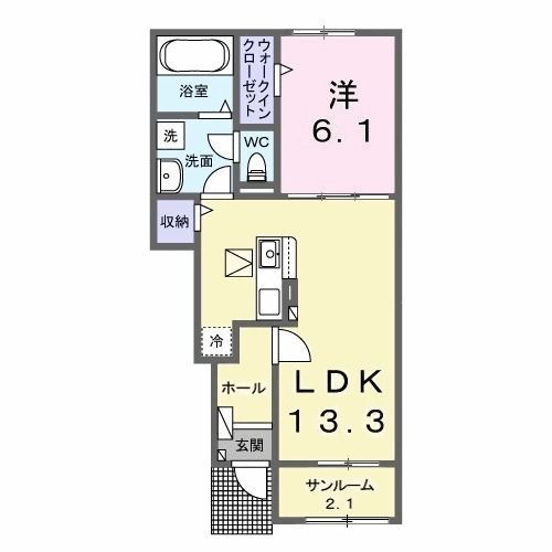 群馬県前橋市川端町 群馬総社駅 1LDK アパート 賃貸物件詳細