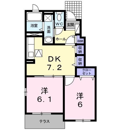 岡山県苫田郡鏡野町布原 院庄駅 2DK アパート 賃貸物件詳細