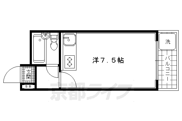 京都府京都市北区西賀茂蟹ケ坂町 北山駅 ワンルーム マンション 賃貸物件詳細
