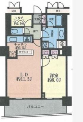 東京都港区港南２ 品川駅 1LDK マンション 賃貸物件詳細