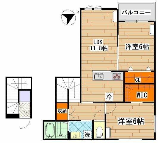 東京都世田谷区下馬５ 学芸大学駅 2LDK アパート 賃貸物件詳細