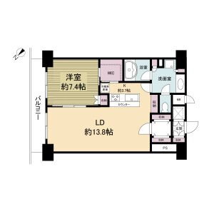兵庫県神戸市中央区磯上通３ 三ノ宮駅 1LDK マンション 賃貸物件詳細