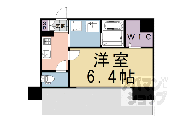 プレサンス　ＴＨＥ　ＫＹＯＴＯ東福寺　ＷＥＳＴ 6階 1K 賃貸物件詳細