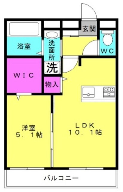 マンションパピルス２ 2階 1LDK 賃貸物件詳細