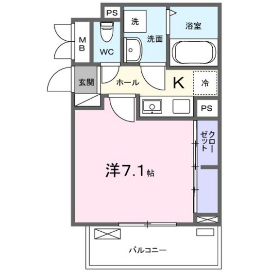 広島県安芸郡府中町石井城１ 矢賀駅 1K アパート 賃貸物件詳細