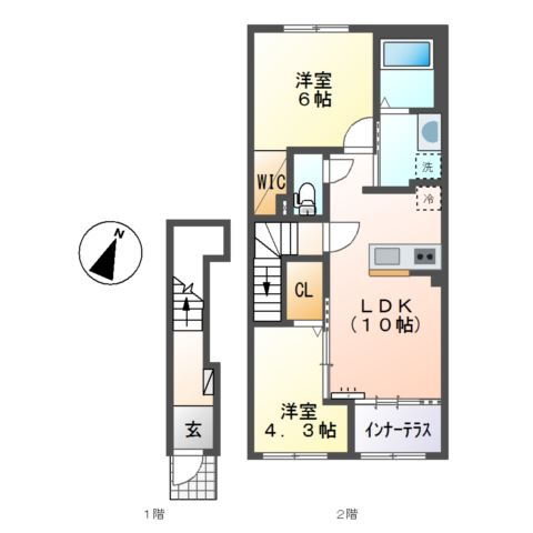 佐賀県唐津市和多田先石 和多田駅 2LDK アパート 賃貸物件詳細