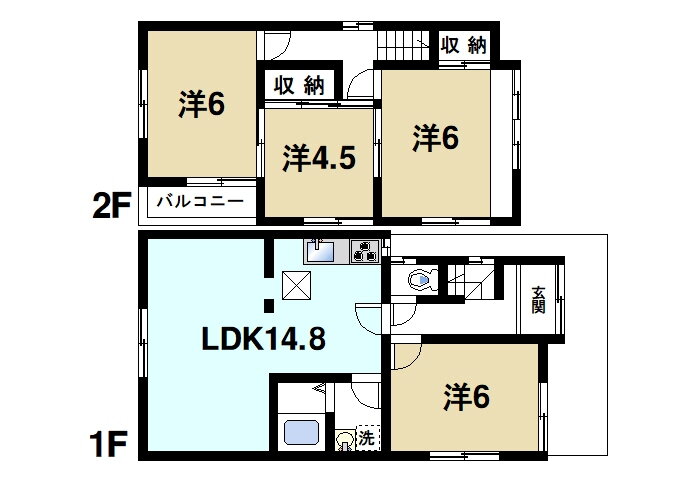 奈良県奈良市神殿町 奈良駅 4LDK 一戸建て 賃貸物件詳細
