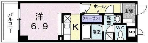 東京都大田区西六郷２ 雑色駅 1K マンション 賃貸物件詳細