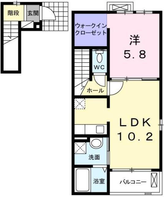 兵庫県姫路市御国野町国分寺 御着駅 1LDK アパート 賃貸物件詳細