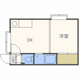 北海道札幌市西区琴似三条４ 琴似駅 1DK アパート 賃貸物件詳細