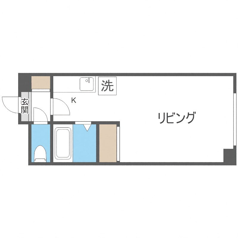 北海道札幌市豊平区平岸五条７ 平岸駅 1K マンション 賃貸物件詳細