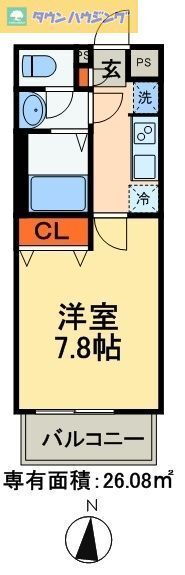 千葉県千葉市中央区椿森３ 千葉駅 1K アパート 賃貸物件詳細