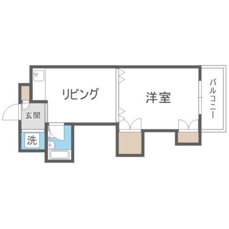北海道札幌市北区北十一条西３ 北１２条駅 1DK マンション 賃貸物件詳細