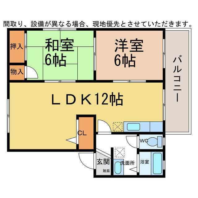 徳島県小松島市中田町字広見 中田駅 2LDK アパート 賃貸物件詳細