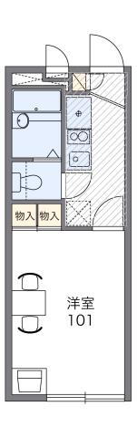 レオパレスサニーサイドヒライＩＩ 1階 1K 賃貸物件詳細