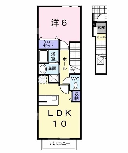 東京都東大和市芋窪３ 上北台駅 1LDK アパート 賃貸物件詳細