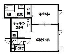 北海道旭川市三条西３ 旭川駅 1LDK アパート 賃貸物件詳細