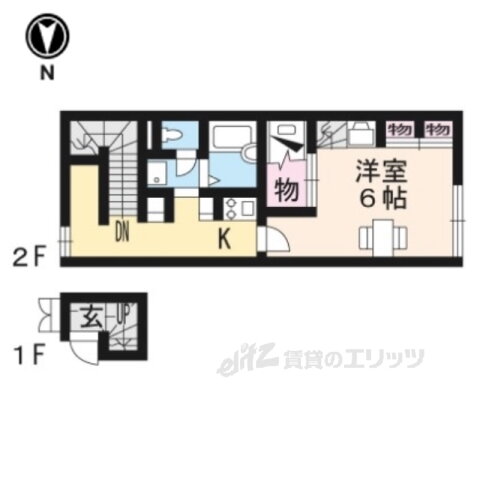 滋賀県長浜市南田附町 長浜駅 1K アパート 賃貸物件詳細