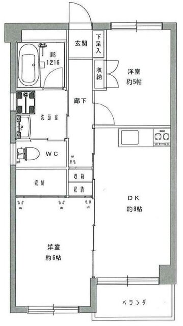 千葉県市川市市川１ 市川真間駅 2DK マンション 賃貸物件詳細