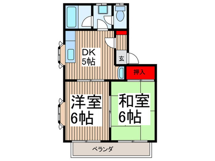 埼玉県入間市大字野田 元加治駅 2DK アパート 賃貸物件詳細