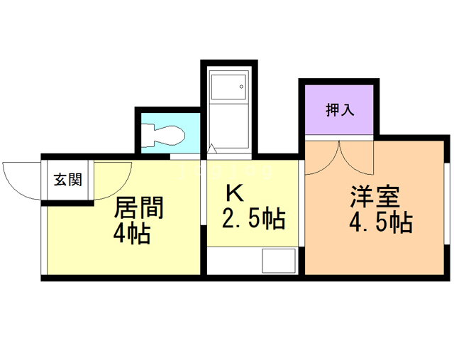 北海道札幌市東区北三十一条東１ 北３４条駅 1DK アパート 賃貸物件詳細